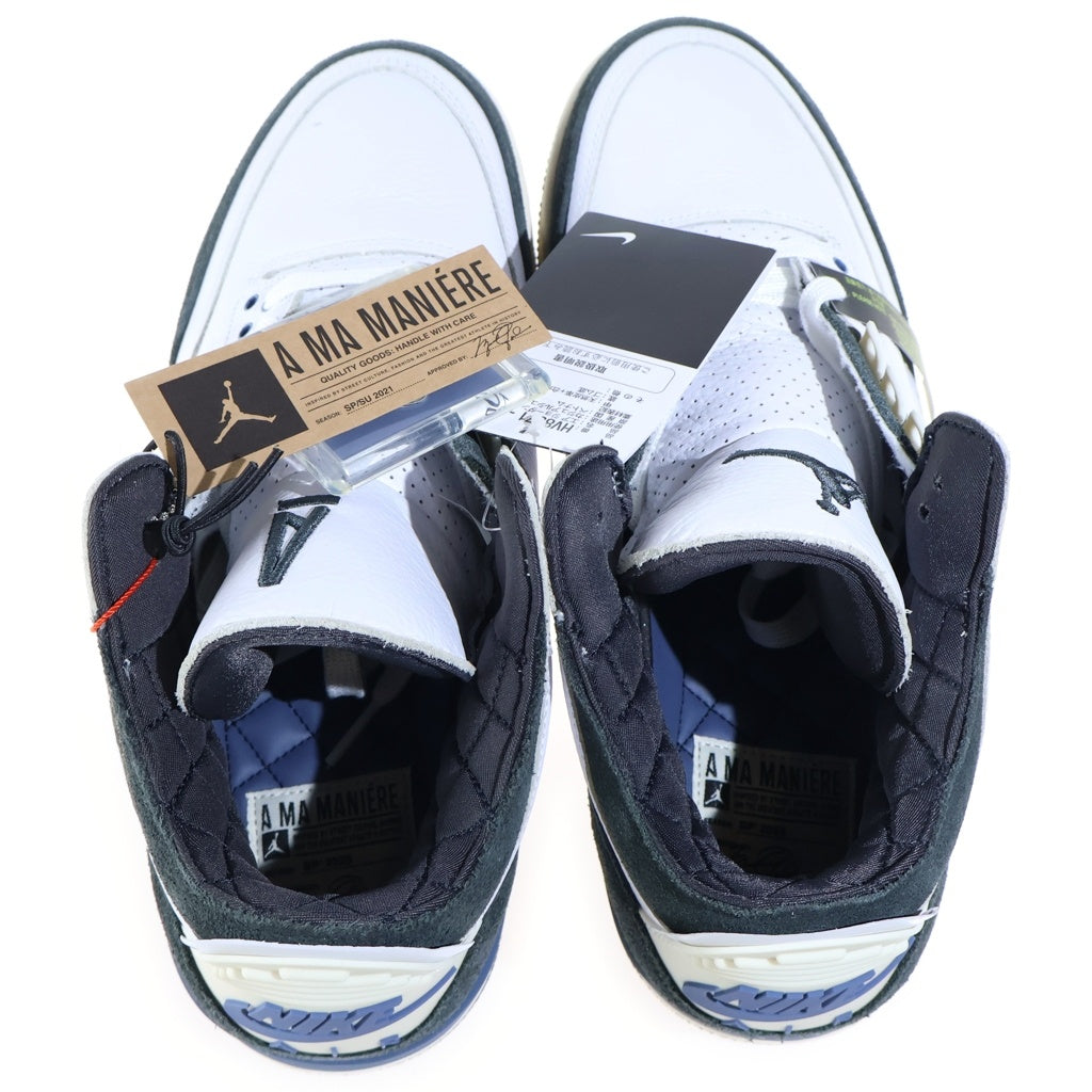 NIKE(ナイキ) ×A MA MANIERE AIR JORDAN 3 RETRO OG SP FOR THE LOVE エアジョーダン3 ハイカットスニーカー US10/28cm HV8571-100