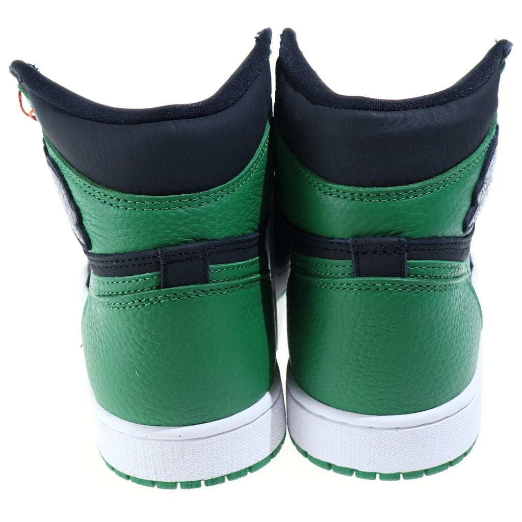 NIKE(ナイキ) AIR JORDAN 1 RETRO HIGH OG PINE GREEN エアジョーダン1 パイングリーン ハイカットスニーカー ブラック/グリーン US9/27cm 555088-030