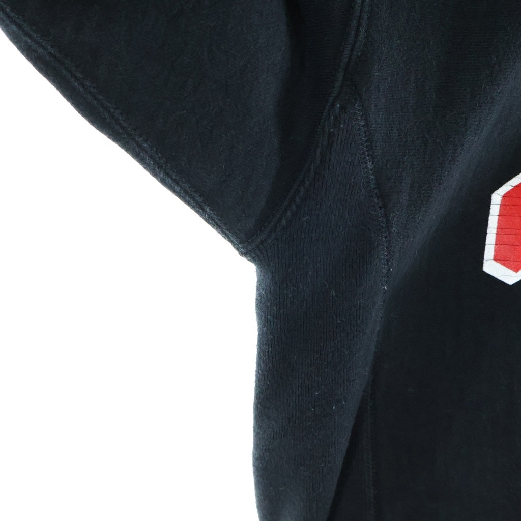 SAINT MICHAEL(セントマイケル) 23AW HOODIE ARCH SAINT アーチセント プルオーバー フーデッド スウェットパーカー ブラック SM-A23-0000-030