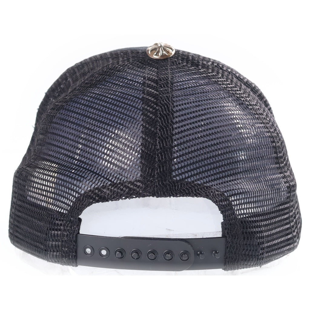 CHROME HEARTS(クロムハーツ) TRUCKER CAP トラッカー メッシュキャップ CHパッチ クロスボール 帽子 ブラック