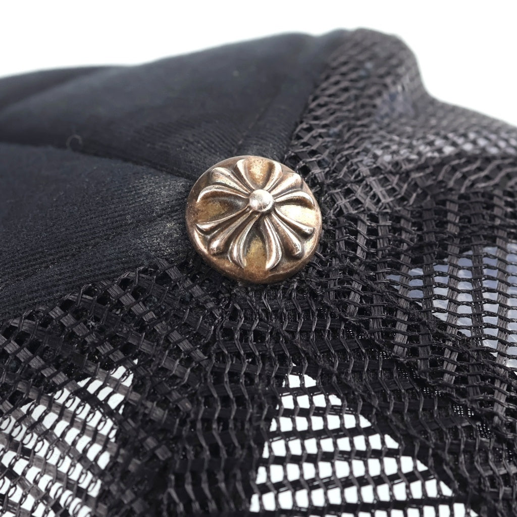 CHROME HEARTS(クロムハーツ) TRUCKER CAP トラッカー メッシュキャップ CHパッチ クロスボール 帽子 ブラック