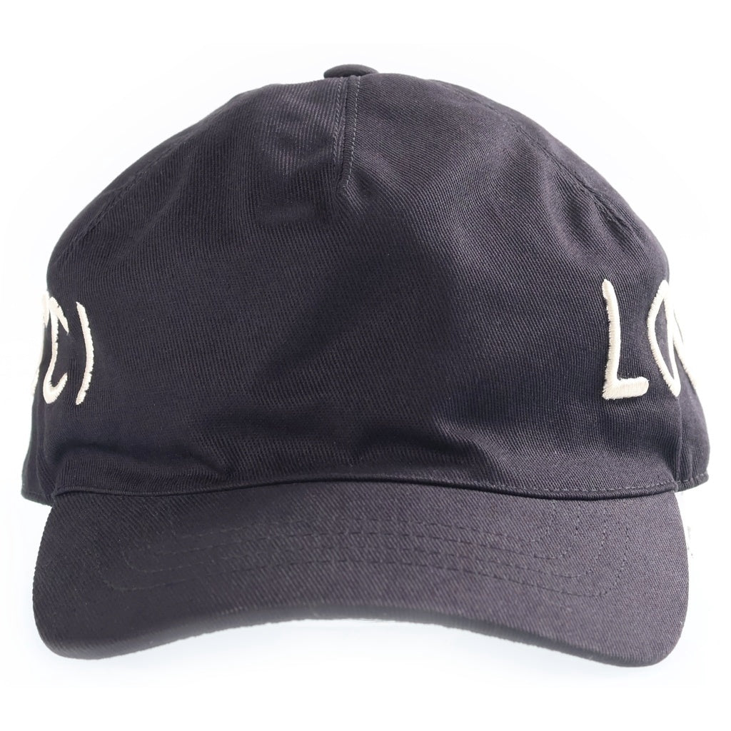 GUCCI(グッチ) 17AW LOVED EMBROIDERY BASEBALL CAP ラブド ロゴエンブロイダリー 6パネル ベースボールキャップ ブラック 478948 3HD05