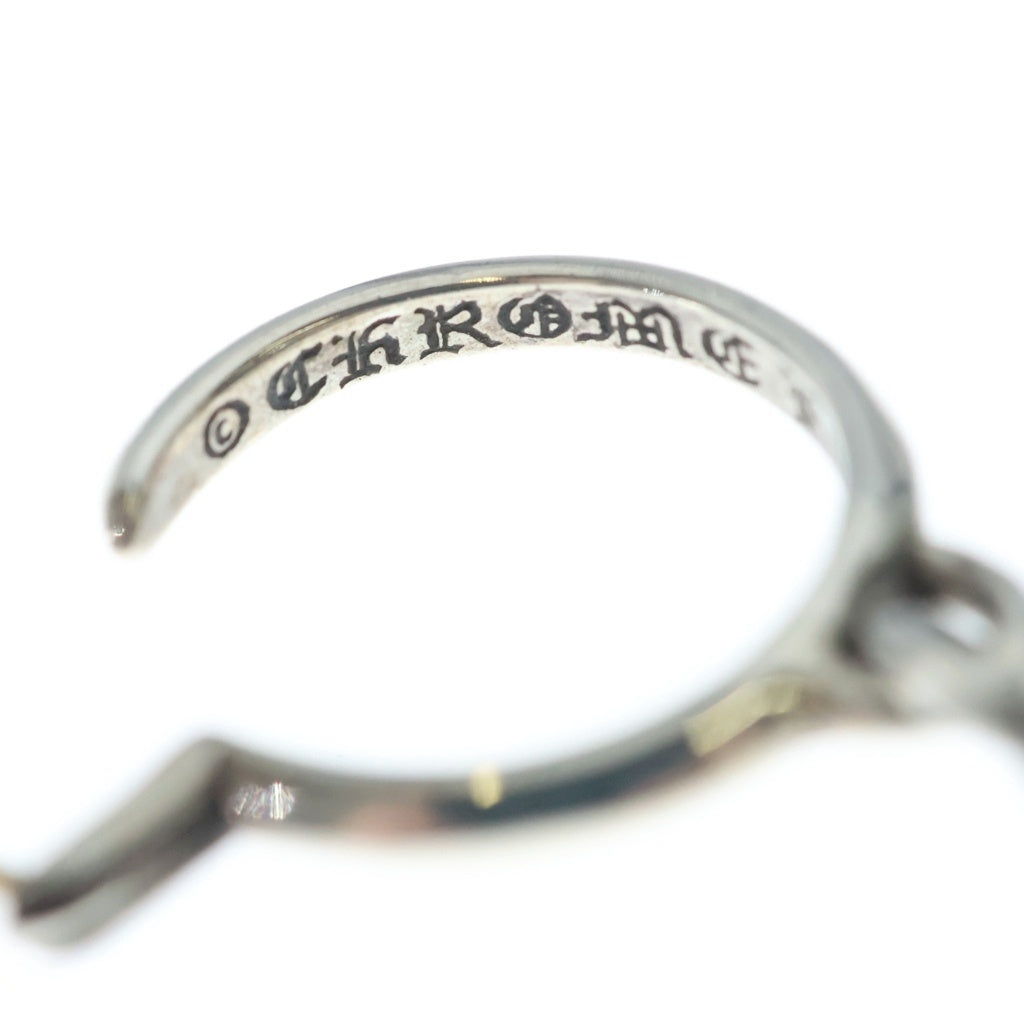 CHROME HEARTS(クロムハーツ) TINY CH CROSS タイニーCHクロス フープピアス シルバー BCA115