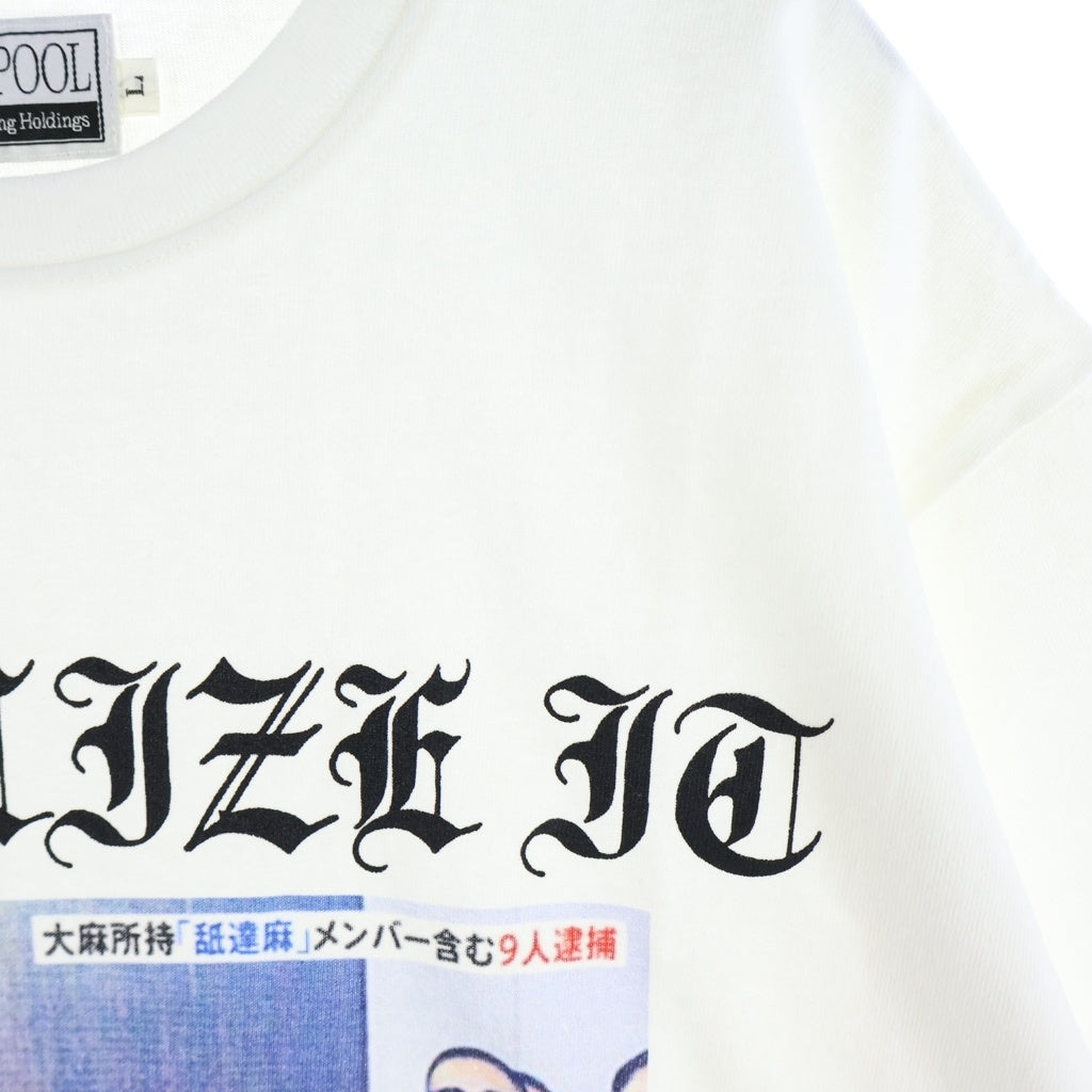 BUDSPOOL(バッズプール) FREE APHRODITE GANG S/S TEE フリー アフロディーテ ギャング 半袖Tシャツ カットソー ホワイト