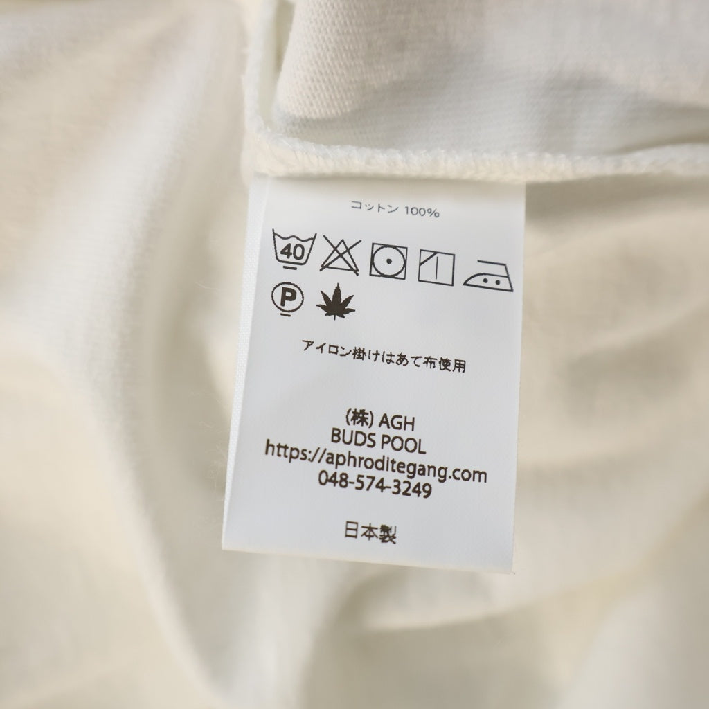 BUDSPOOL(バッズプール) FREE APHRODITE GANG S/S TEE フリー アフロディーテ ギャング 半袖Tシャツ カットソー ホワイト