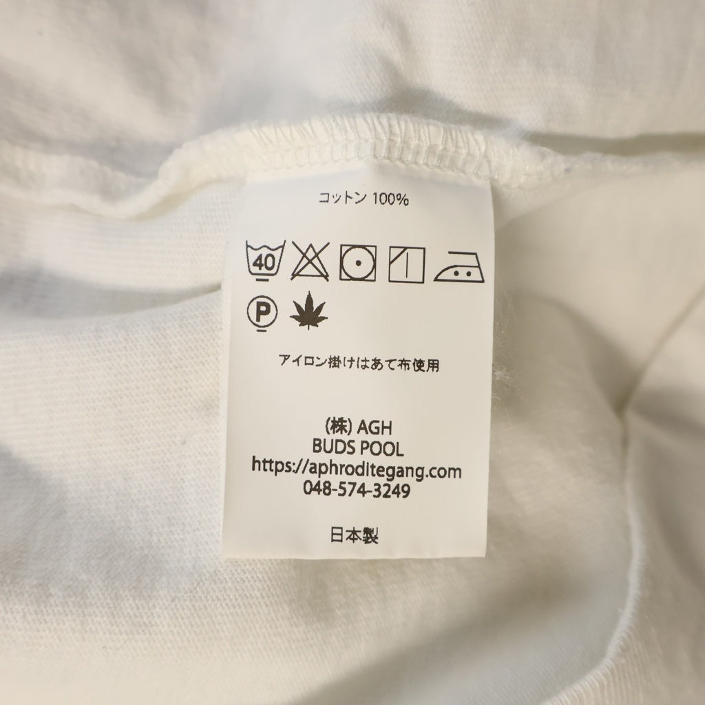 BUDSPOOL(バッズプール) FREE APHRODITE GANG S/S TEE フリー アフロディーテ ギャング 半袖Tシャツ カットソー ホワイト