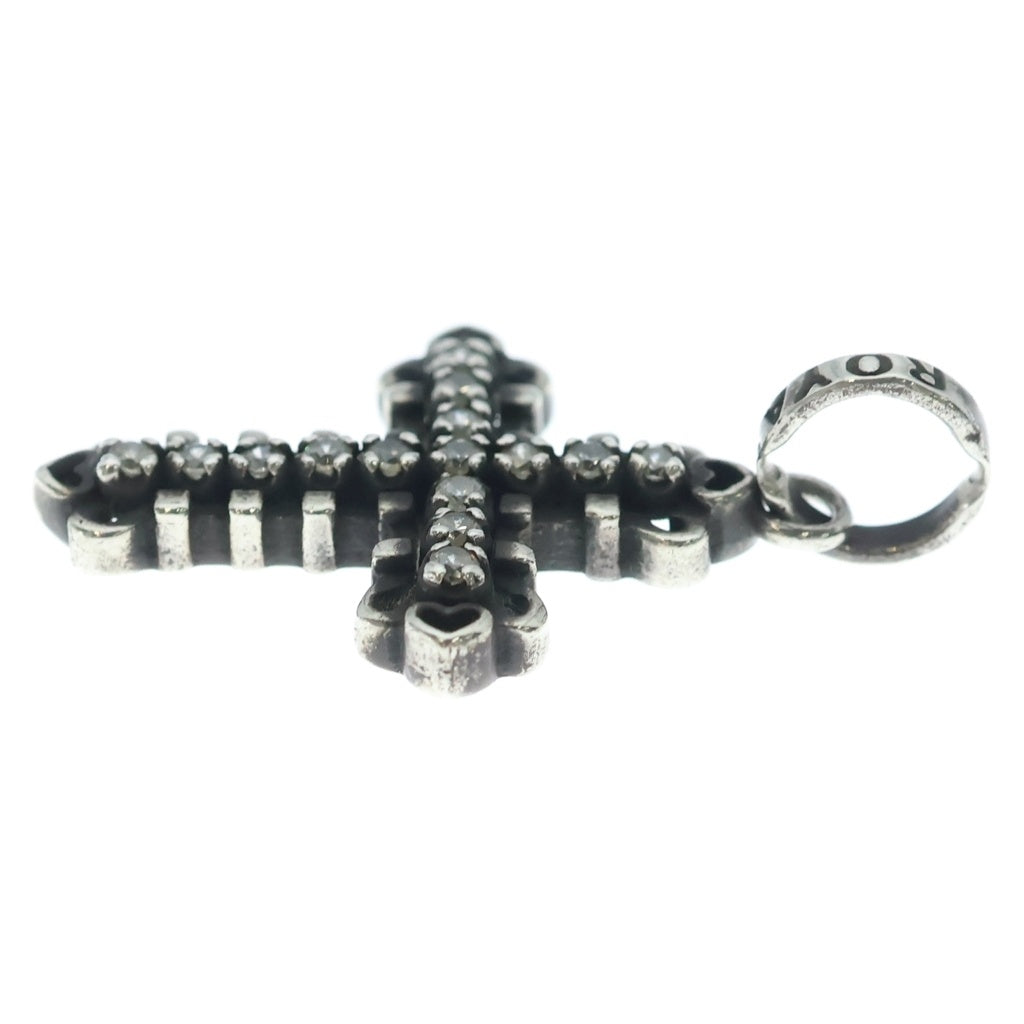 ROYAL ORDER(ロイヤルオーダー) SMALL CONSORT CROSS スモールコンソート クロス ジルコニア ペンダントトップ シルバー