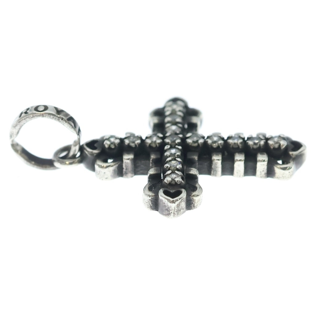 ROYAL ORDER(ロイヤルオーダー) SMALL CONSORT CROSS スモールコンソート クロス ジルコニア ペンダントトップ シルバー