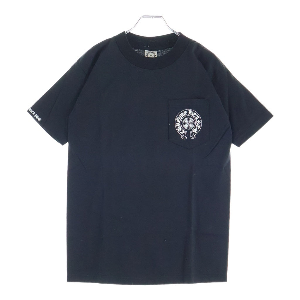 CHROME HEARTS(クロムハーツ) OLD BACK CEMETERY S/S TEE オールド バックセメタリークロスプリント クルーネック 半袖Tシャツ カットソー ブラック