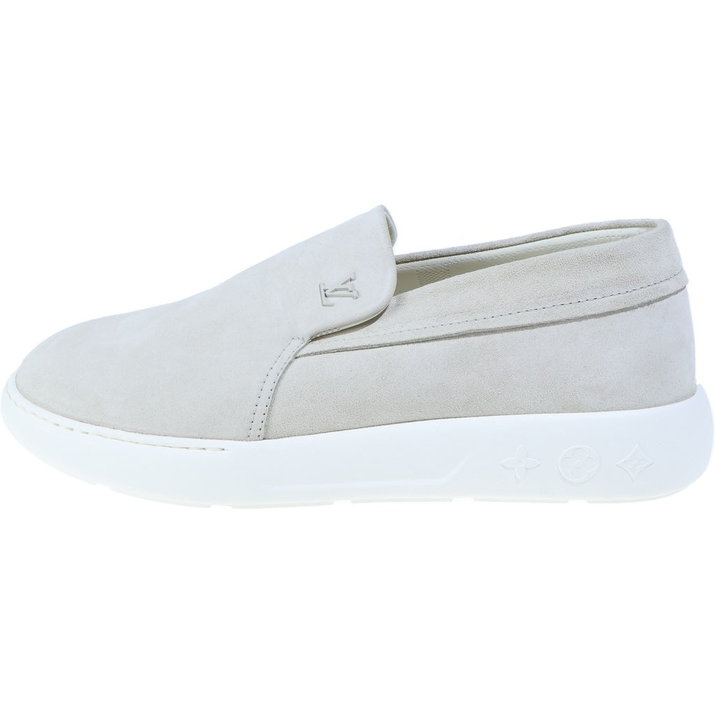 LOUIS VUITTON(ルイヴィトン) 23AW LV PACIFIC LOAFER パシフィックライン スエードレザー ローファー スリッポン グレー DI0273 1ACF9O