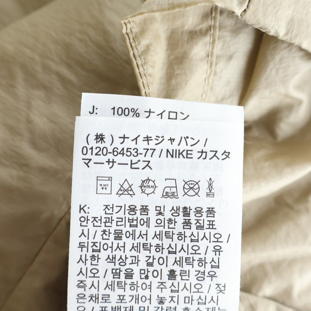 NIKE ACG(ナイキエーシージー) WNDPRF CNDR CNE HOODIE JACKET ナイロン シンダー コーン フーディージャケット マウンテンパーカー ベージュ DB0979-247