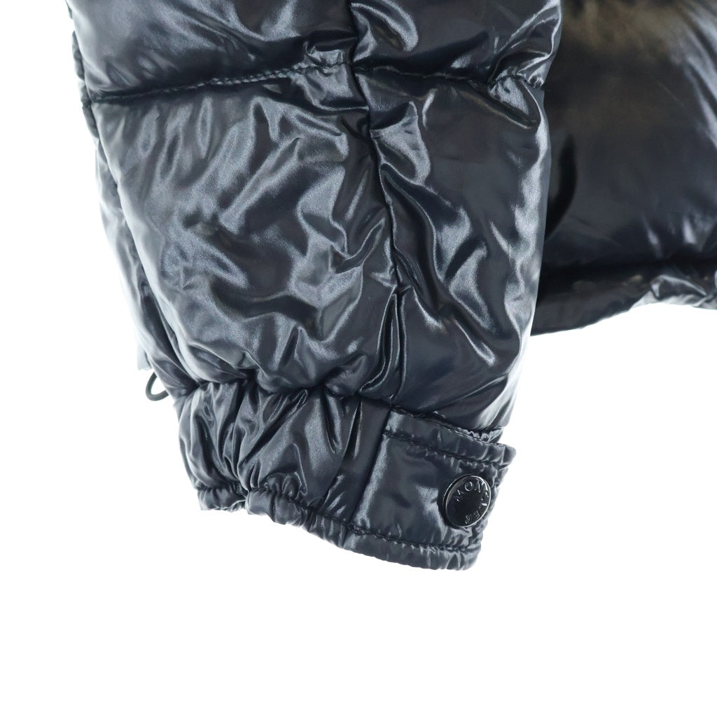 MONCLER(モンクレール) MAYA GIUBBOTTO マヤ ロゴパッチ フーディー ダウンジャケット ブラック G32-003 020914036650