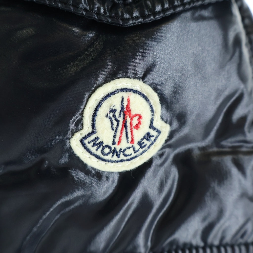 MONCLER(モンクレール) MAYA GIUBBOTTO マヤ ロゴパッチ フーディー ダウンジャケット ブラック G32-003 020914036650