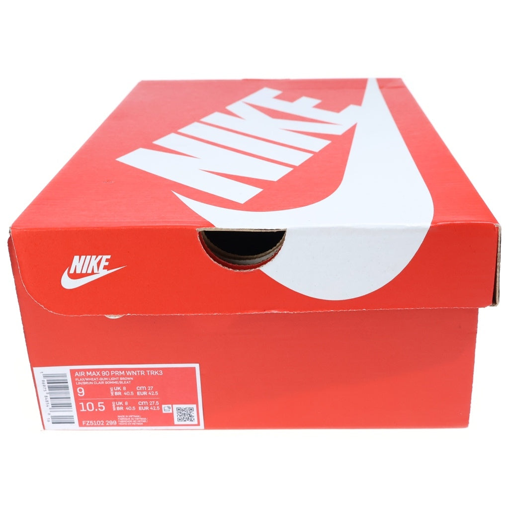 NIKE(ナイキ) AIR MAX 90 PRM WNTR TRK3 エアマックス プレミアム ローカットスニーカー ブラウン US9/27cm FZ5102-299