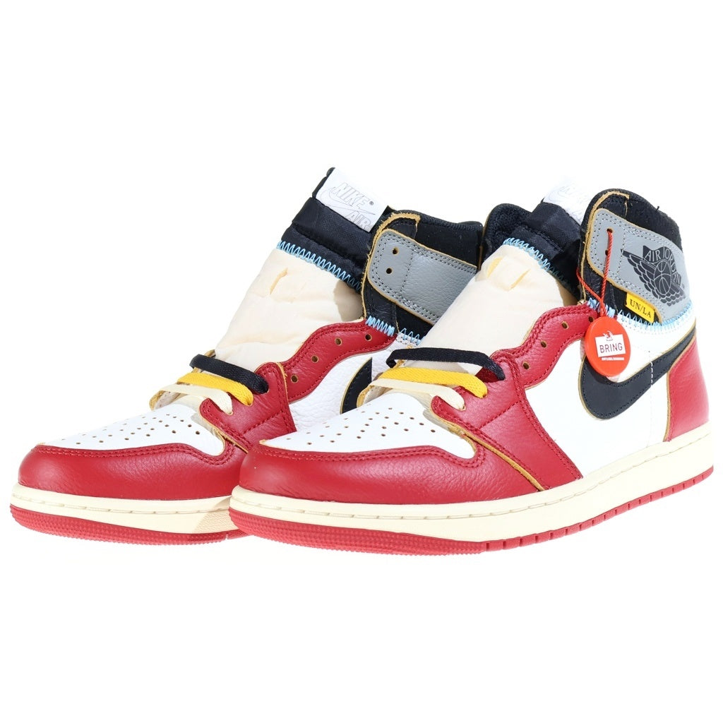NIKE(ナイキ) ×UNION AIR JORDAN 1 RETRO HIGH OG CHICAGO SHADOW ユニオン エアジョーダン レトロ シカゴ シャドウ ハイカットスニーカー レッド/ホワイト US10/28cm HV8563-600