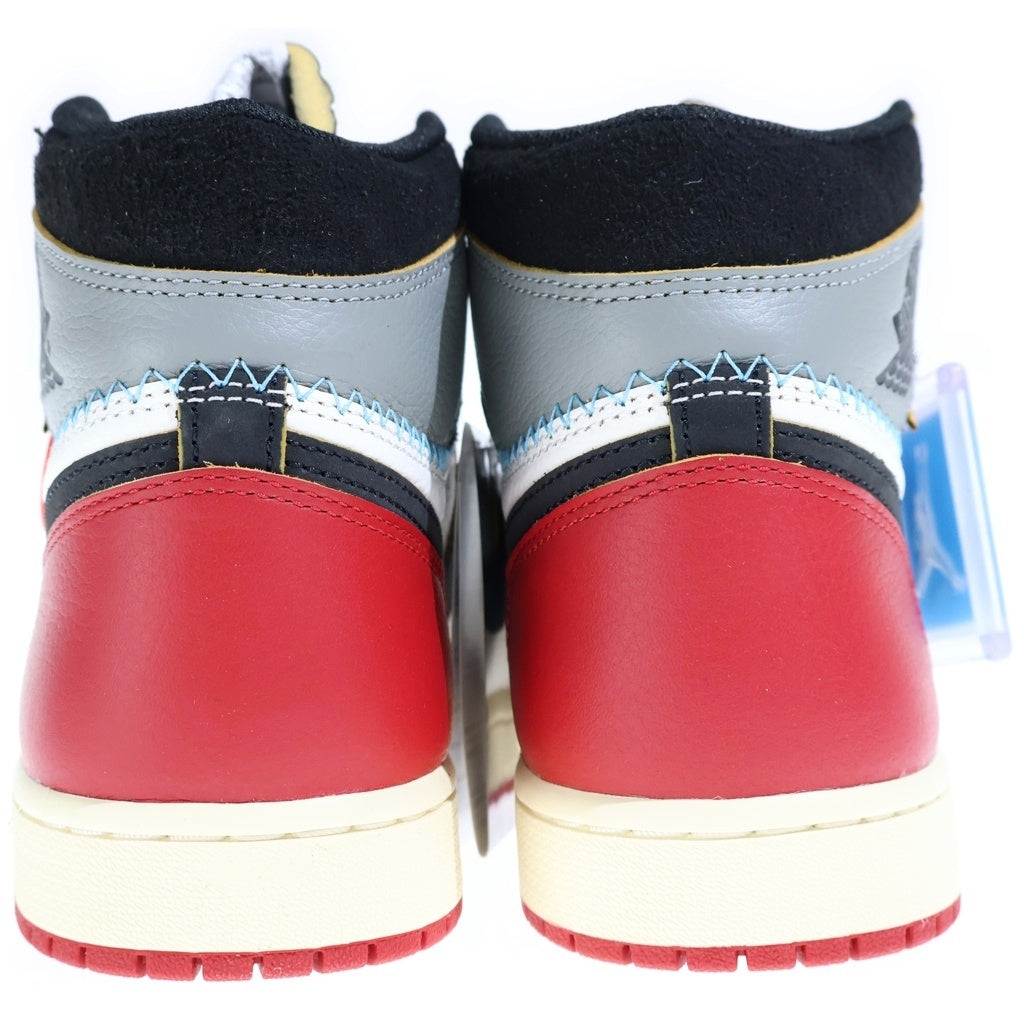 NIKE(ナイキ) ×UNION AIR JORDAN 1 RETRO HIGH OG CHICAGO SHADOW ユニオン エアジョーダン レトロ シカゴ シャドウ ハイカットスニーカー レッド/ホワイト US10/28cm HV8563-600