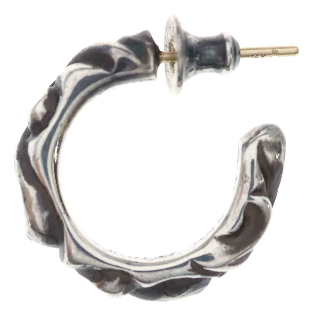 CHROME HEARTS(クロムハーツ) HOOP SCROOL スクロール フープピアス シルバー BCA102