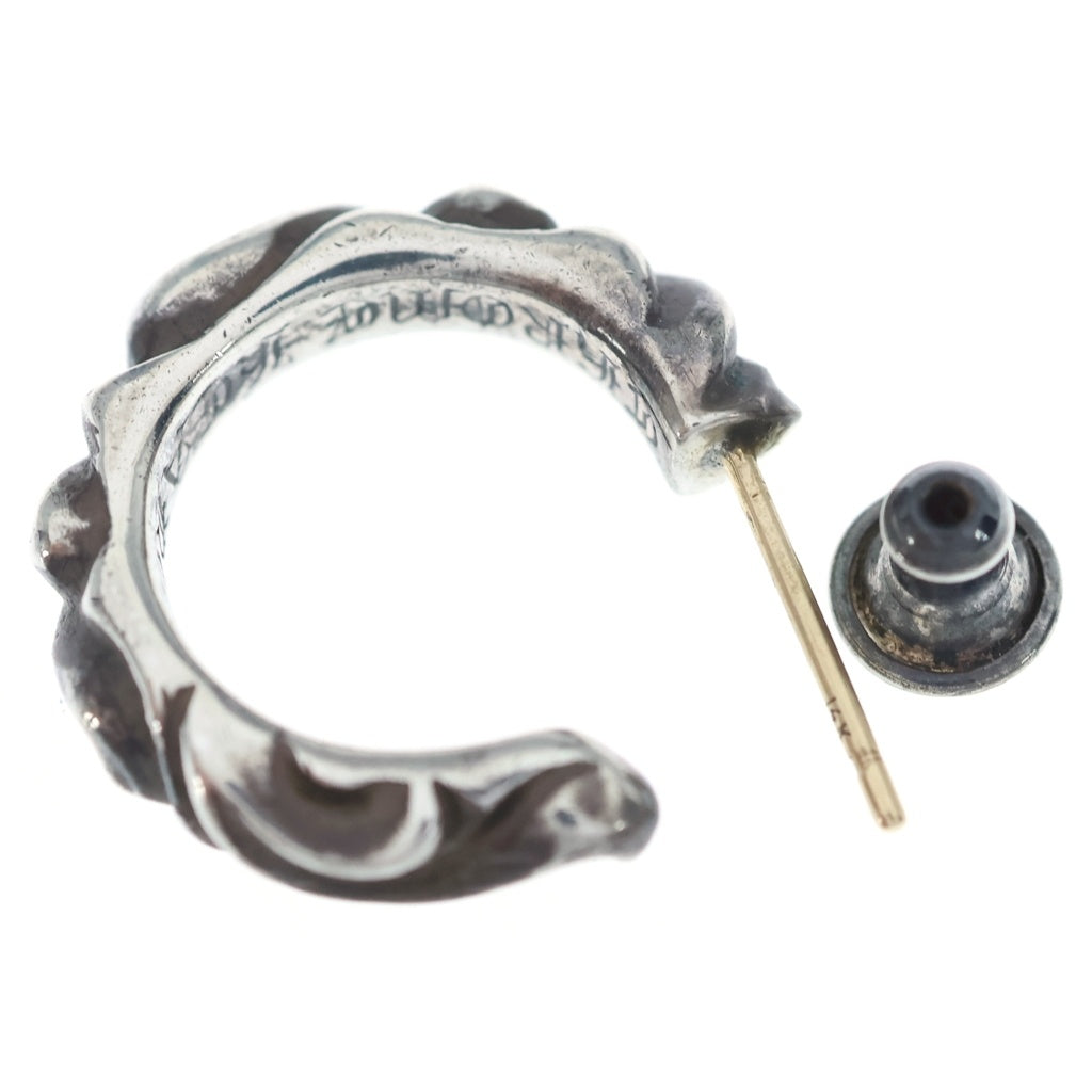 CHROME HEARTS(クロムハーツ) HOOP SCROOL スクロール フープピアス シルバー BCA102