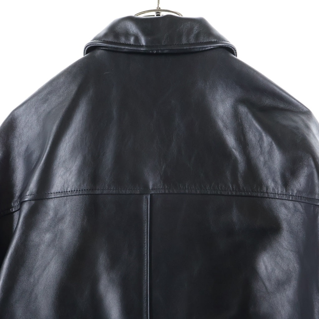 SCHOTT(ショット) LEATHER CAR COAT レザー カーコート ジャケット ブラック 782-6150007