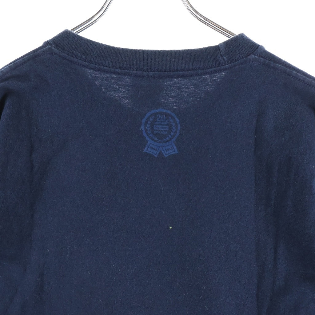 SUPREME(シュプリーム) 14SS Box Logo Tee 20th Anniversary 20周年 ボックスロゴ Tシャツ 半袖クルーネックカットソー ネイビー