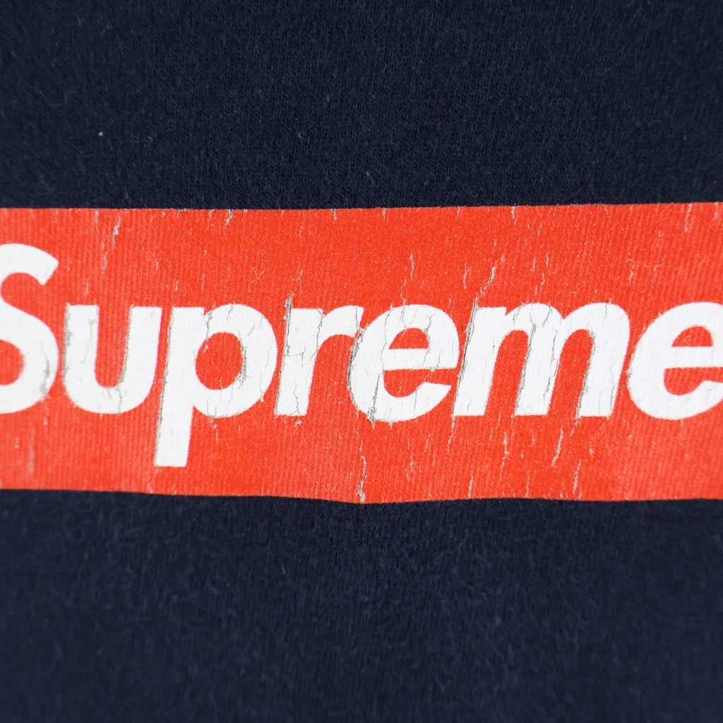 SUPREME(シュプリーム) 14SS Box Logo Tee 20th Anniversary 20周年 ボックスロゴ Tシャツ 半袖クルーネックカットソー ネイビー