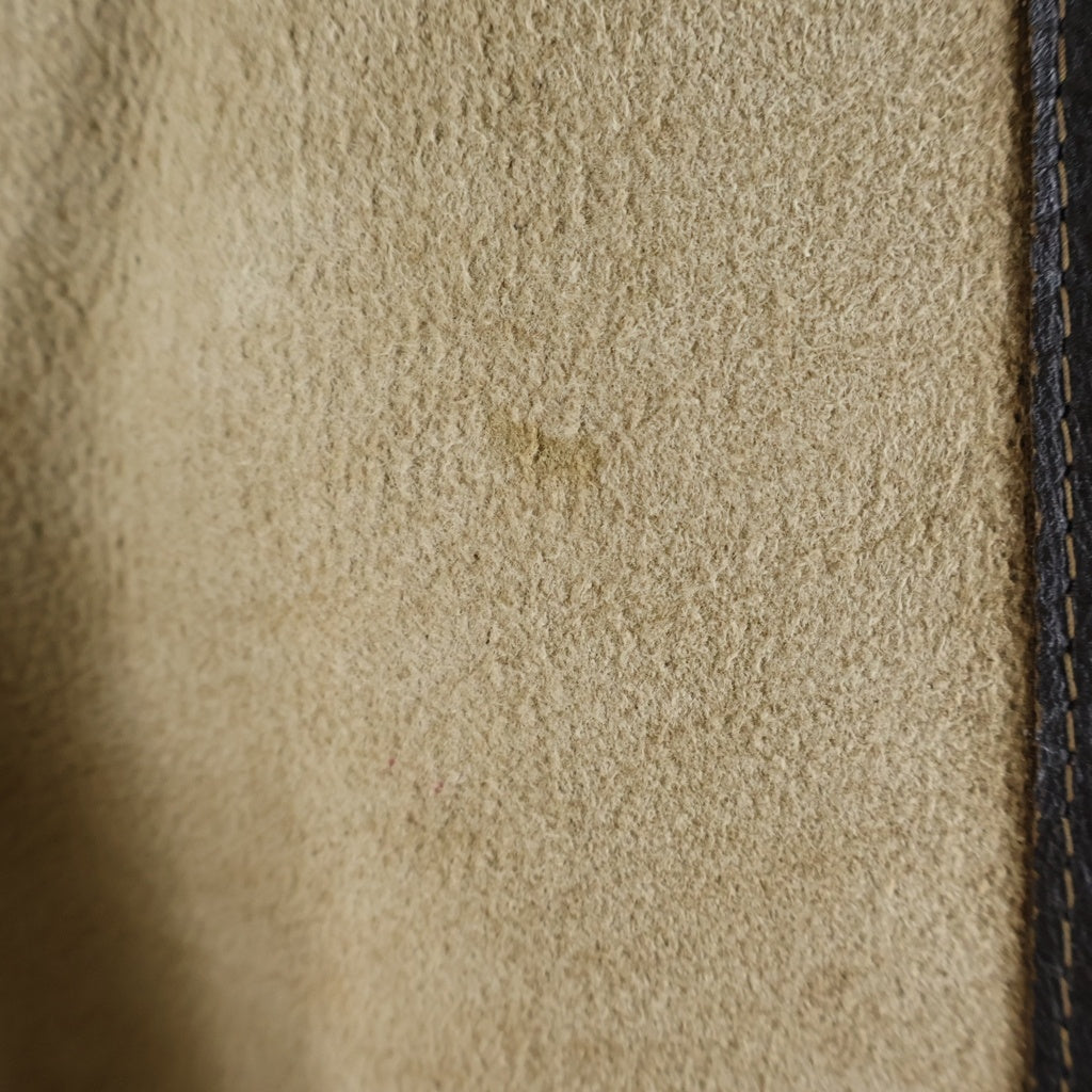 AVIREX(アヴィレックス) 80S-90S TYPE B-3 MOUTON JACKET USA製 ジップアップ ムートン フライトジャケット シープスキン ブラウン 33H5595