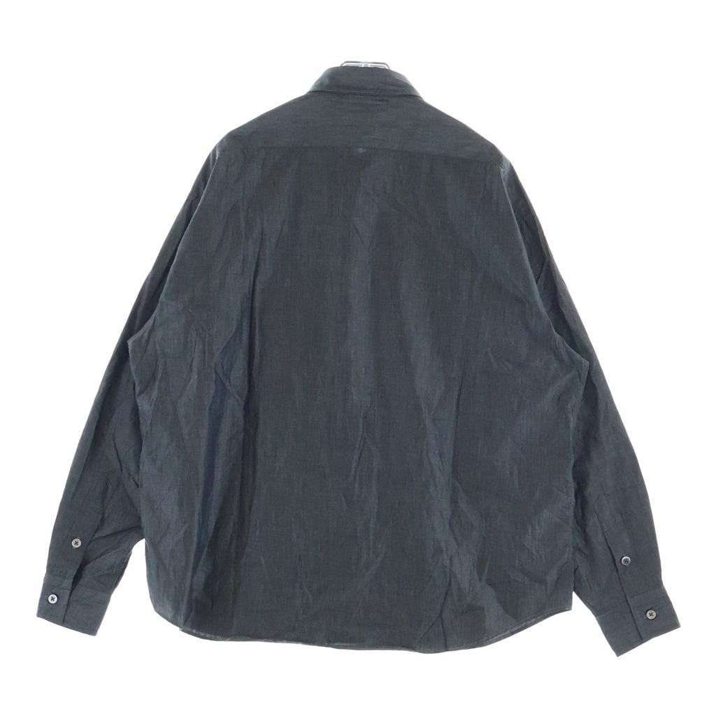 Porter Classic(ポータークラシック) 26SS ROLL UP SHIRT SUVIN GOLD SUPREME 140/2 スビンゴールド 長袖ロールアップシャツ
