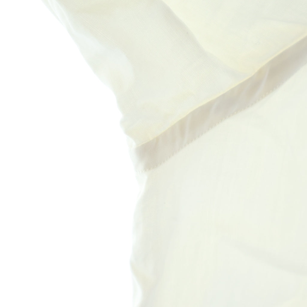 Porter Classic(ポータークラシック) 26SS ROLL UP COTTON SHIRT ロールアップ 長袖コットンボタンシャツ ホワイト PC-016-3365