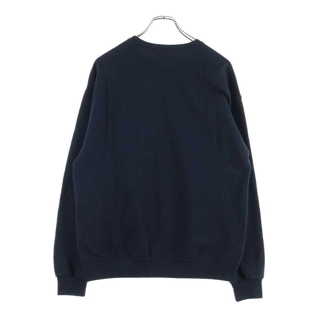 WACKO MARIA(ワコマリア) 22SS 凶気の桜 フロントプリント クルーネックスウェットトレーナー ブラック