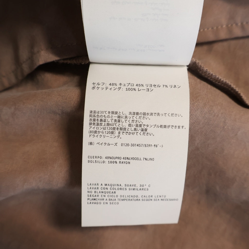 KITH(キス) 26SS CUPRO LINEN CONNOR BLOUSON JACKET キュプロリネン コナー ブルゾンジャケット ピンク KHM011257