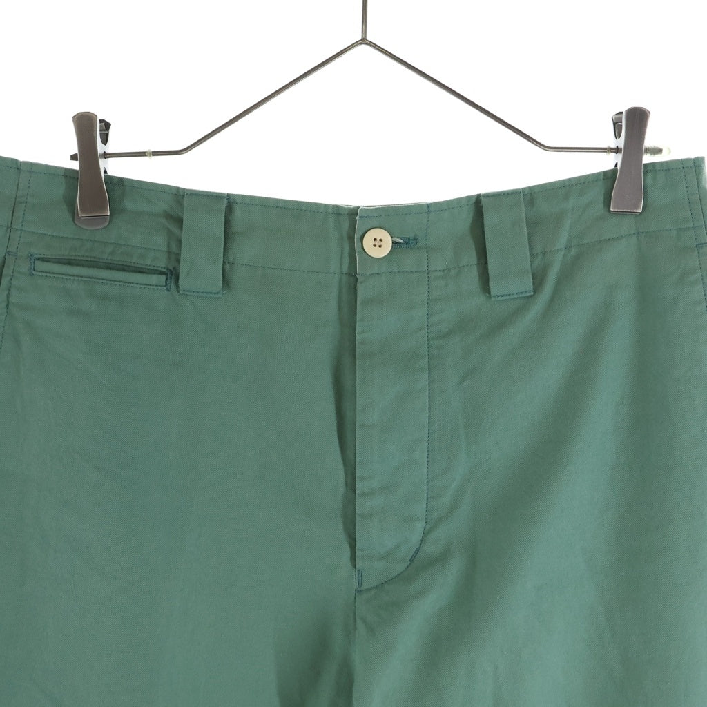 VISVIM(ヴィスヴィム) 23SS FIELD CHINO PANTS フィールド ボタンフライ ストレートチノパンツ グリーン 0123105008003