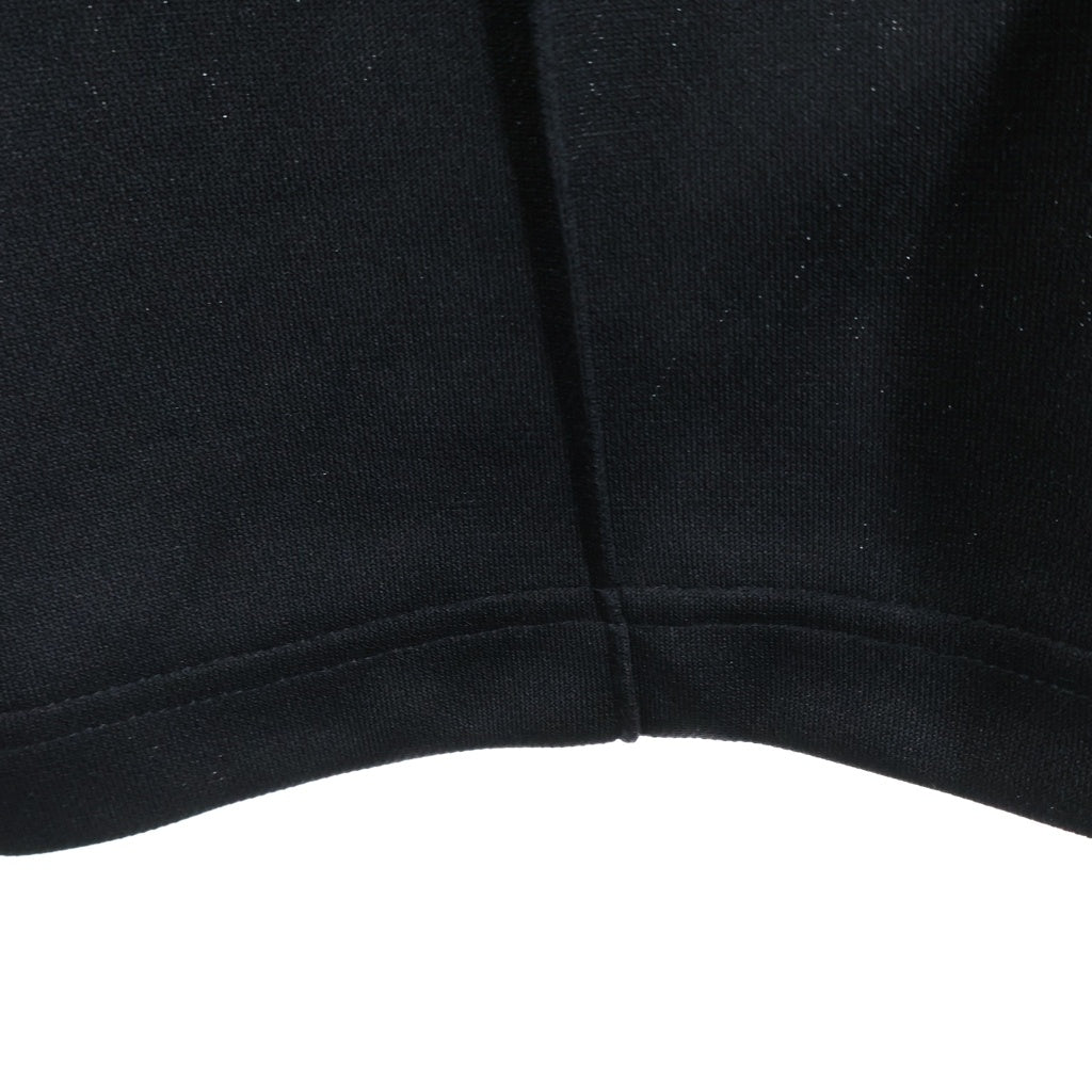 SAINT MICHAEL(セントマイケル) 24AW TRACK PANTS フロントロゴ刺繍 トラックフレアパンツ ブラック SM-YS1-0000-074