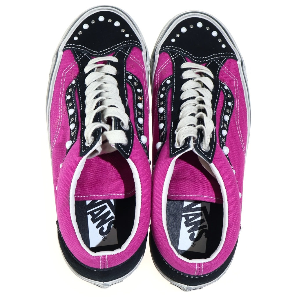 VANS(ヴァンズ) LX OLD SKOOL 36 PEARLIZED オールドスクール36 パールライズド ユーズド加工 ローカットスニーカー パープル/ブラック US9/27cm VN000E8VHLE
