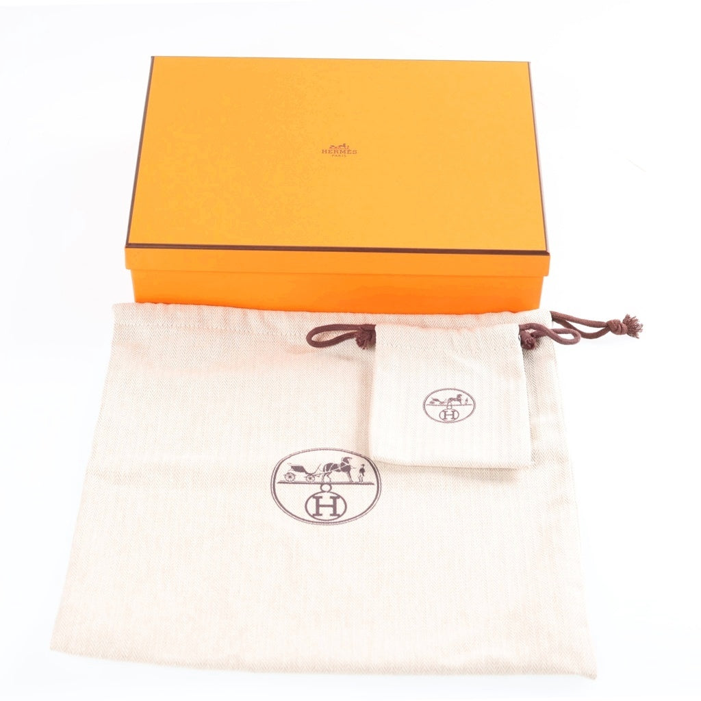 HERMES(エルメス) PANOLIE EQUESTE シュルソワ トゥー ゴー ショルダー付 シルクポーチ ショルダーバッグ B刻印 グリーン レディース