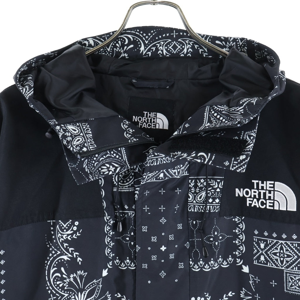 THE NORTH FACE(ザノースフェイス) NOVELTY HI MOUNTAIN JACKET バンダナ ノベルティ ハイ フーデッド マウンテンジャケット ブラック NJ2HN61A