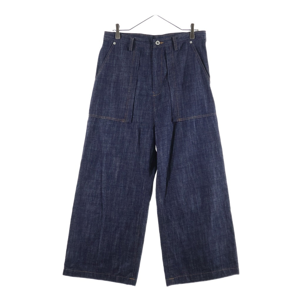 Y's(ワイズ) 21AW 8OZ DENIM LONG STRAIGHT PANTS 80オンス ロング ストレートデニムパンツ レディース インディゴ YX-P99-027