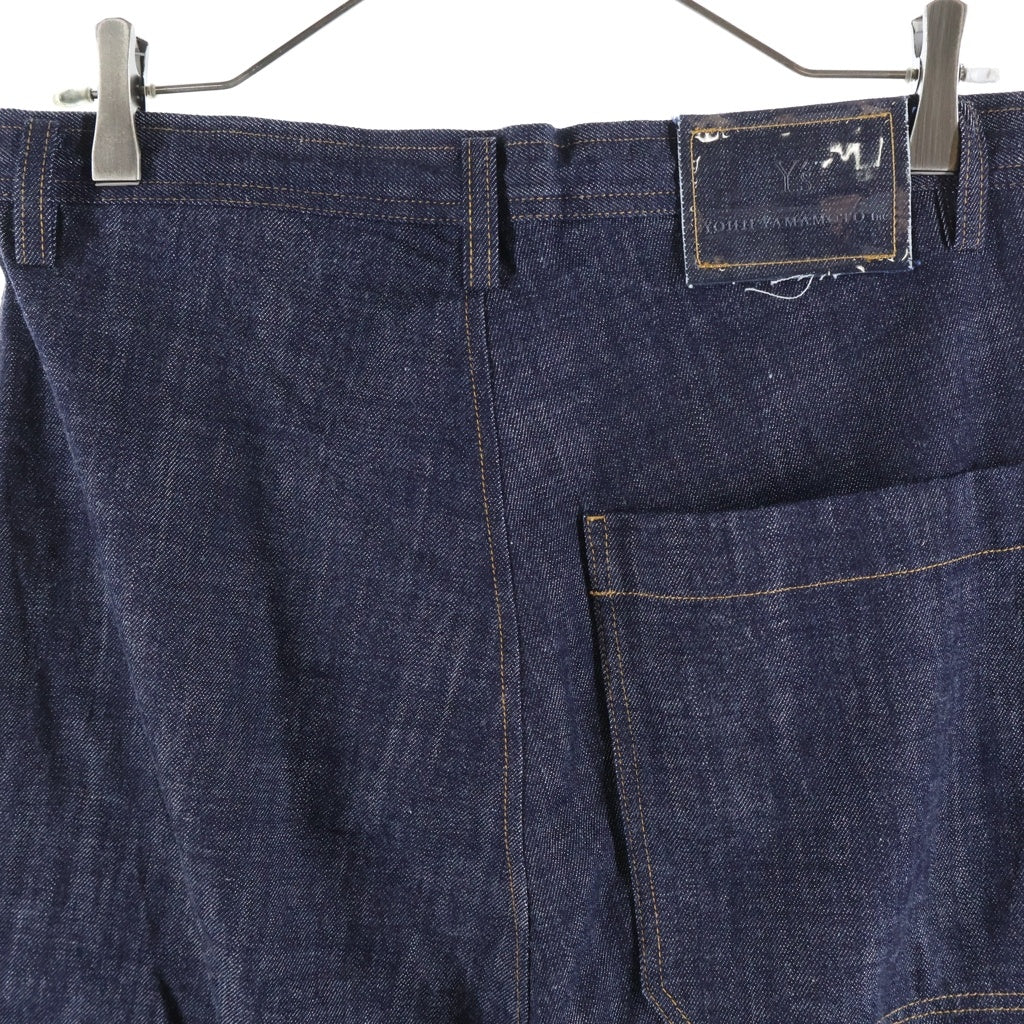 Y's(ワイズ) 21AW 8OZ DENIM LONG STRAIGHT PANTS 80オンス ロング ストレートデニムパンツ レディース インディゴ YX-P99-027