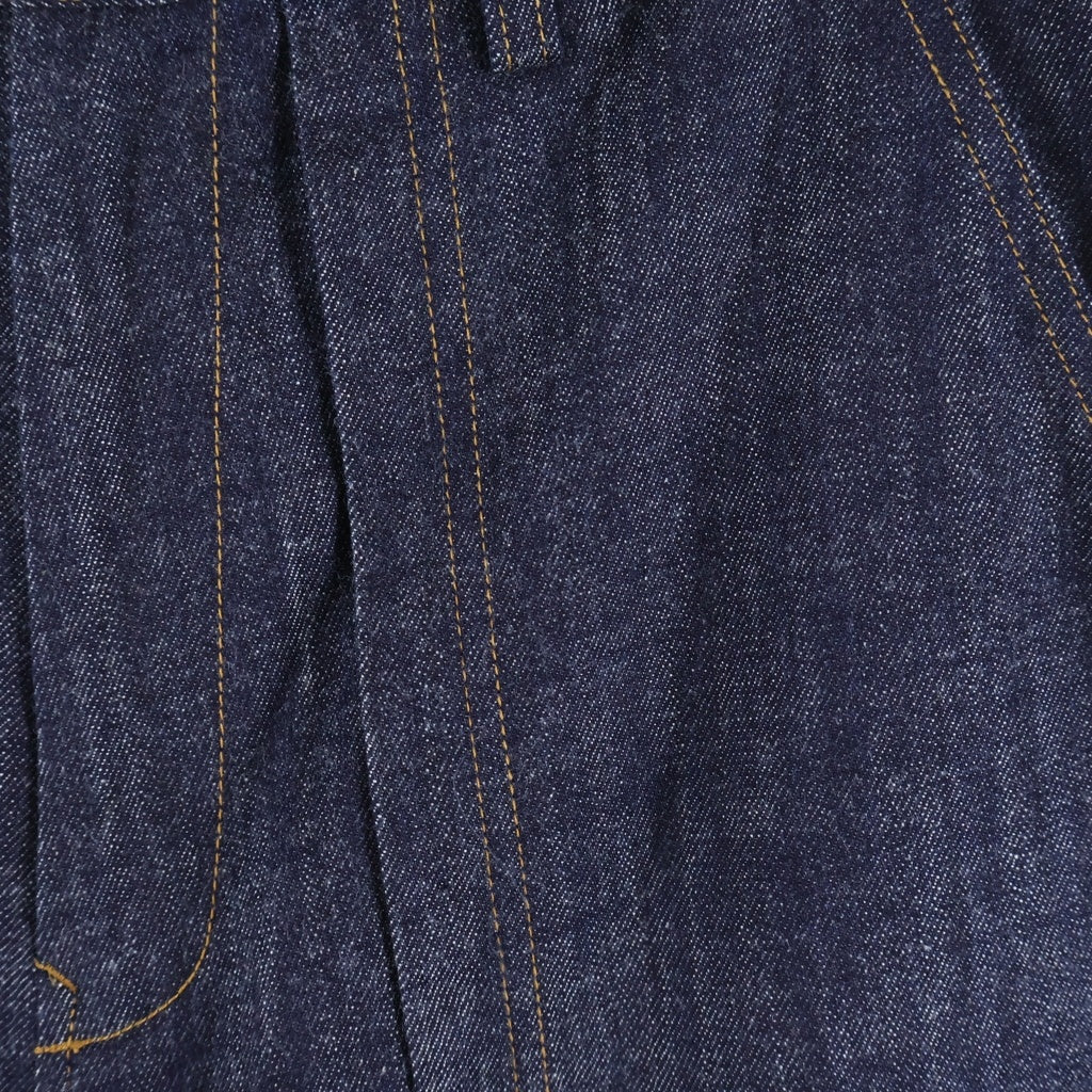 Y's(ワイズ) 21AW 8OZ DENIM LONG STRAIGHT PANTS 80オンス ロング ストレートデニムパンツ レディース インディゴ YX-P99-027