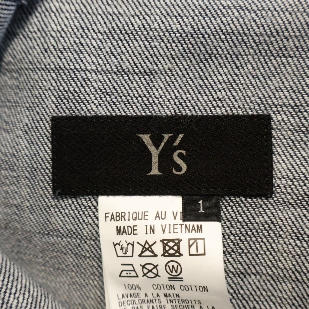 Y's(ワイズ) 21AW 8OZ DENIM LONG STRAIGHT PANTS 80オンス ロング ストレートデニムパンツ レディース インディゴ YX-P99-027