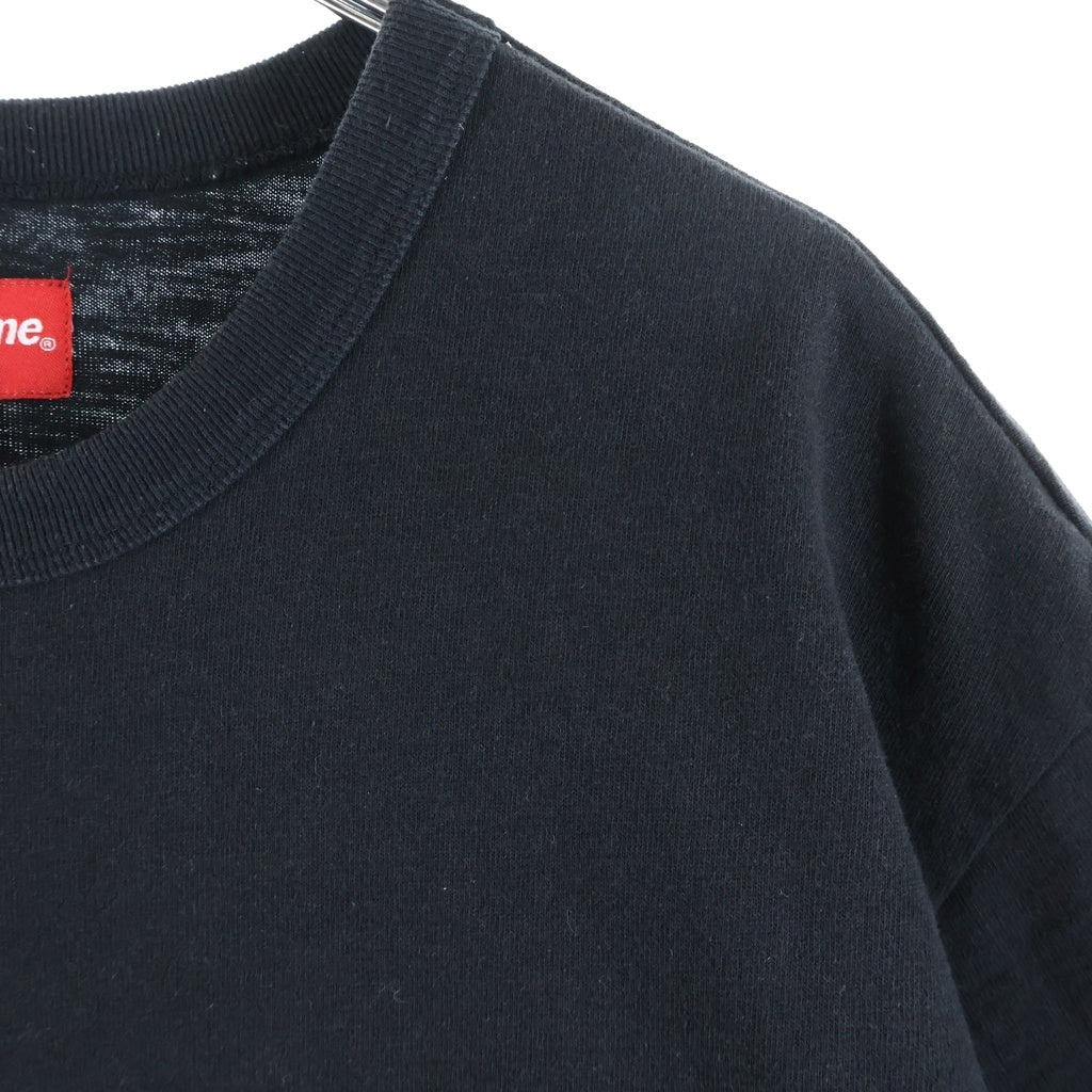 SUPREME(シュプリーム) 21SS Cut Logo S/S Top カットロゴ クルーネック半袖Tシャツ カットソー ブラック