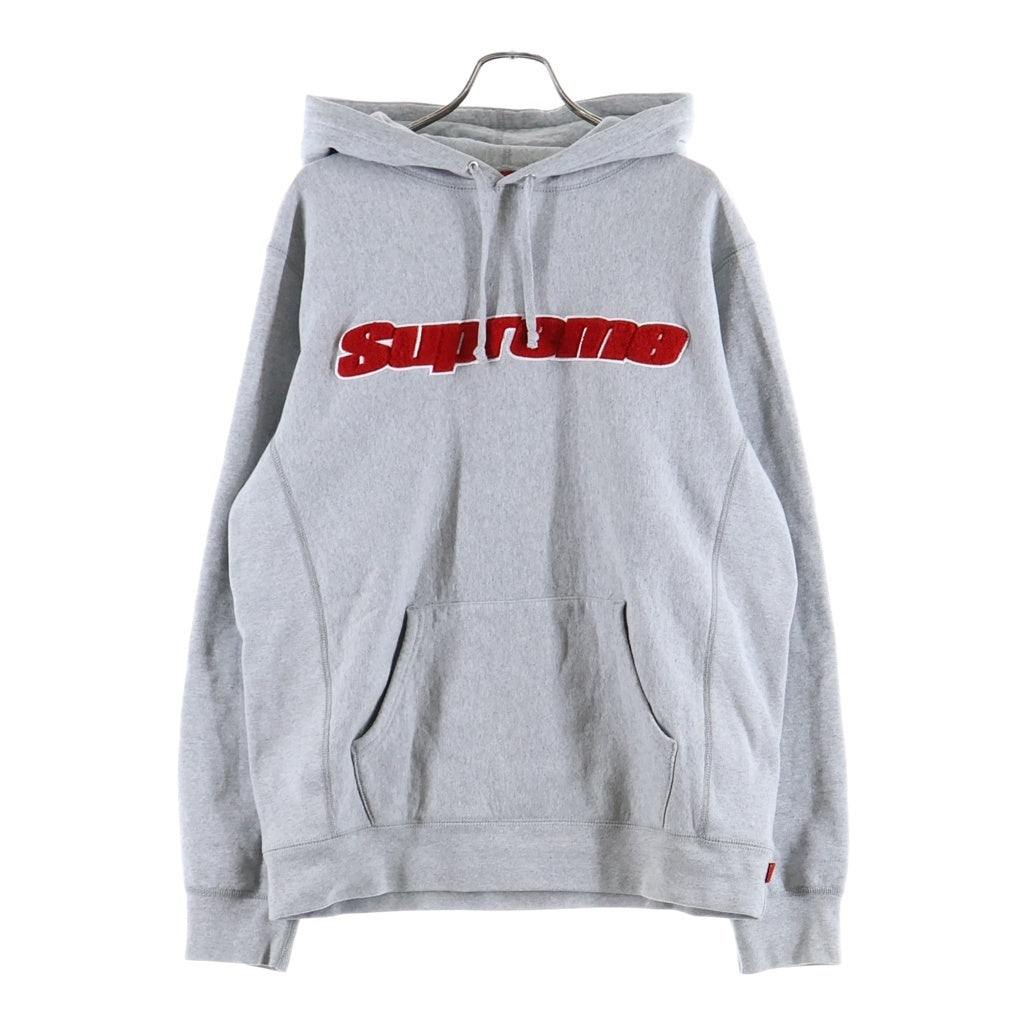 SUPREME(シュプリーム) 19SS Cheille Hooded Sweatshirt シェイユ フロントロゴ スウェット プルオーバーパーカー グレー