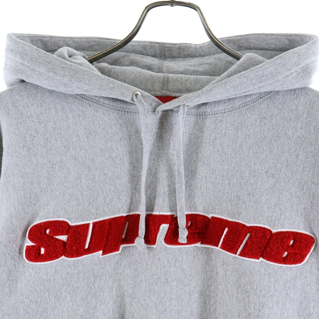 SUPREME(シュプリーム) 19SS Cheille Hooded Sweatshirt シェイユ フロントロゴ スウェット プルオーバーパーカー グレー