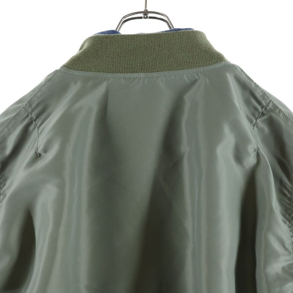 Sacai(サカイ) 25SS ×LEVI'S DENIM NYLON TWILLREVERSIBLE BLOUSON TYPE2 リーバイス 2nd型 デニムナイロン ツイルリバーシブルジャケット ブルゾン カーキ/インディゴ 25-03707M