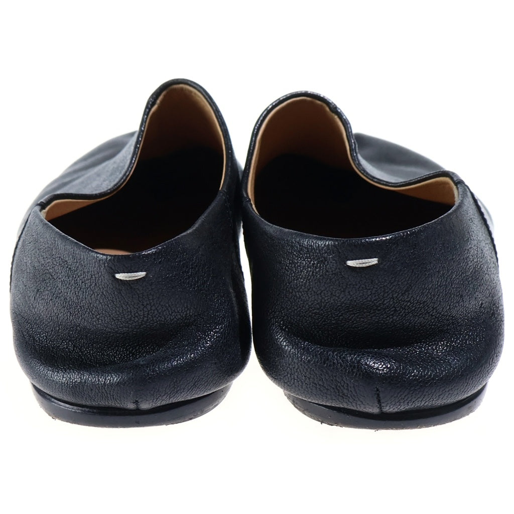 Maison Margiela(メゾンマルジェラ) TABI BABOUCHE タビバブーシュ レザースリッポン フラットシューズ ブラック