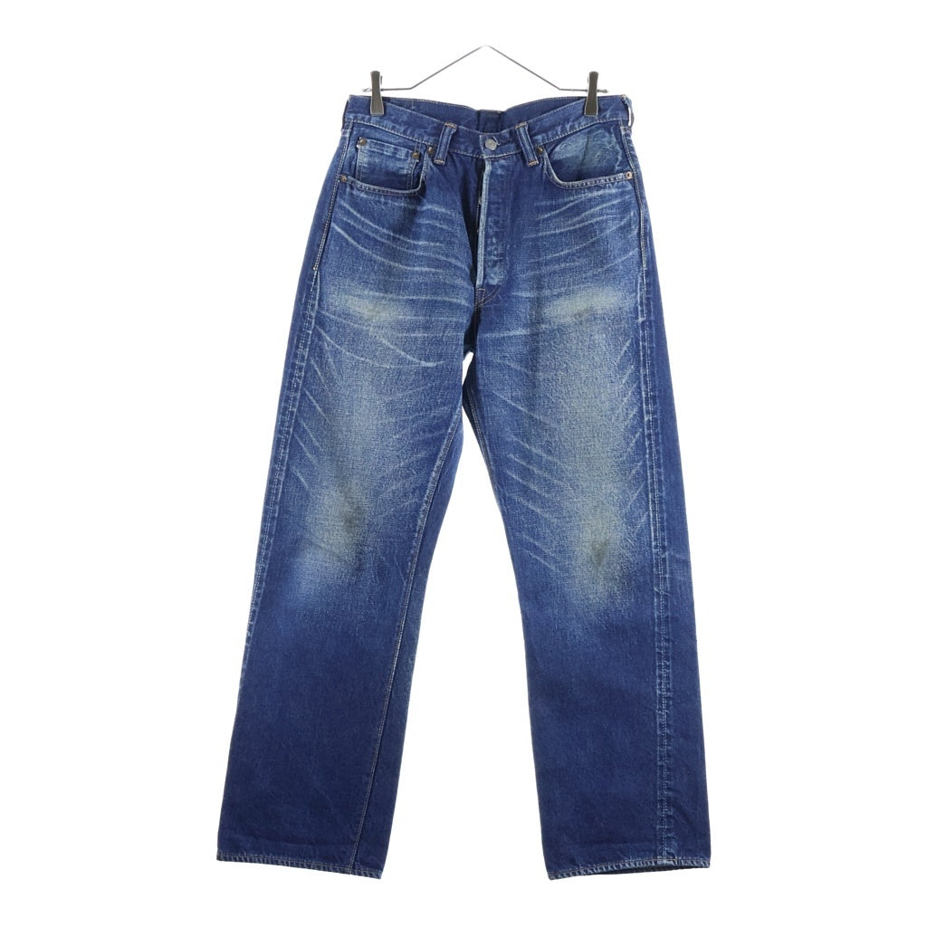 FULLCOUNT(フルカウント) WIDE DENIM ボタンフライ ワイドデニムパンツ インディゴ 0105