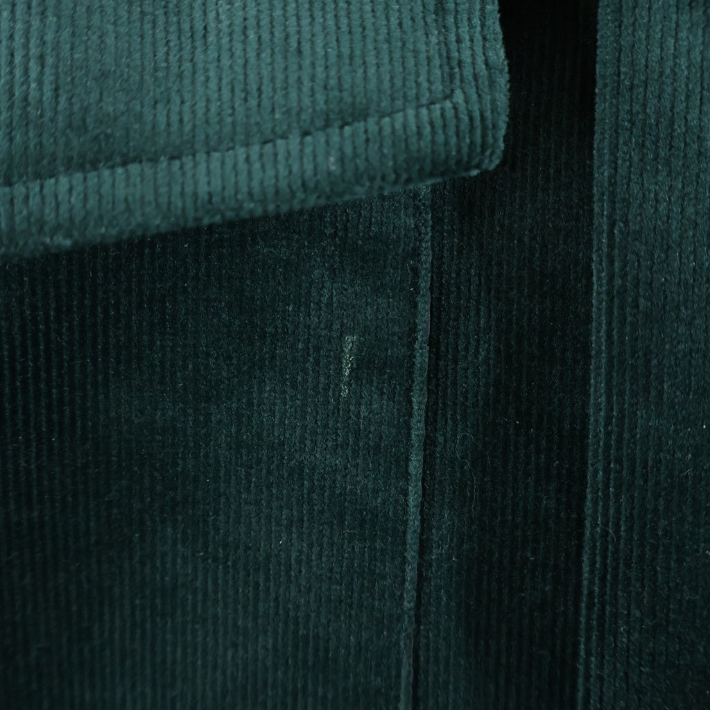JUHA(ユハ) LUSTROUS CORDUROY SHIRT JACKET ラストラス コーデュロイ シャツジャケット グリーン 10220701-2