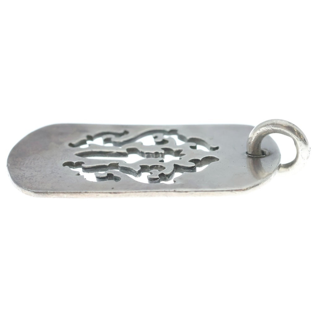 CHROME HEARTS(クロムハーツ) D TAG LRG DAGGER ヴァインダガーカットアウトドッグタグ ラージ ペンダントトップ シルバー BCA240