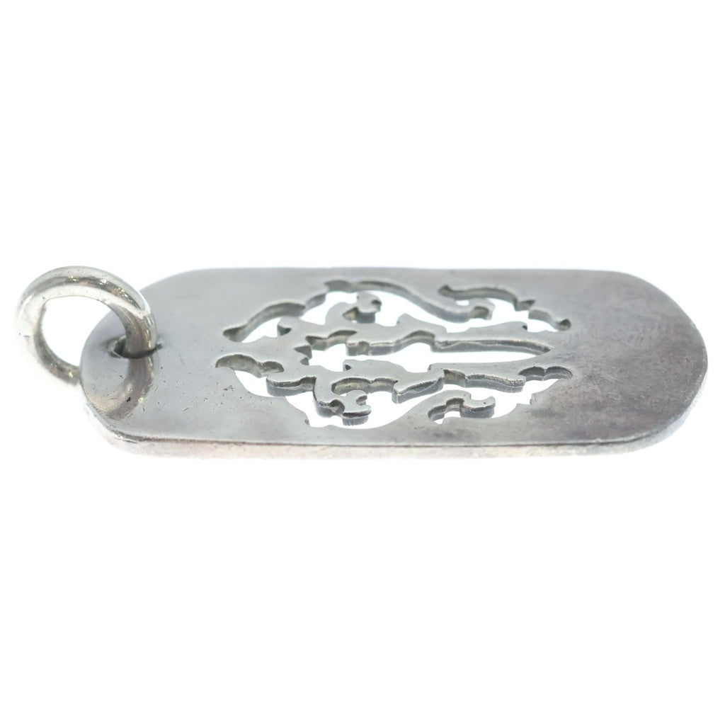 CHROME HEARTS(クロムハーツ) D TAG LRG DAGGER ヴァインダガーカットアウトドッグタグ ラージ ペンダントトップ シルバー BCA240