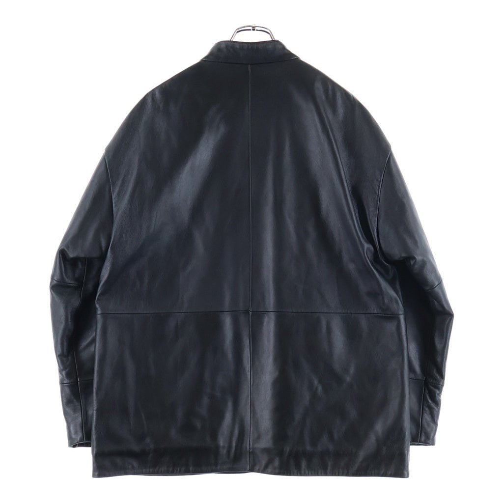 EN ROUTE(アンルート) 19AW ラムレザー チャイナジャケット ブラック 7325-199-0050