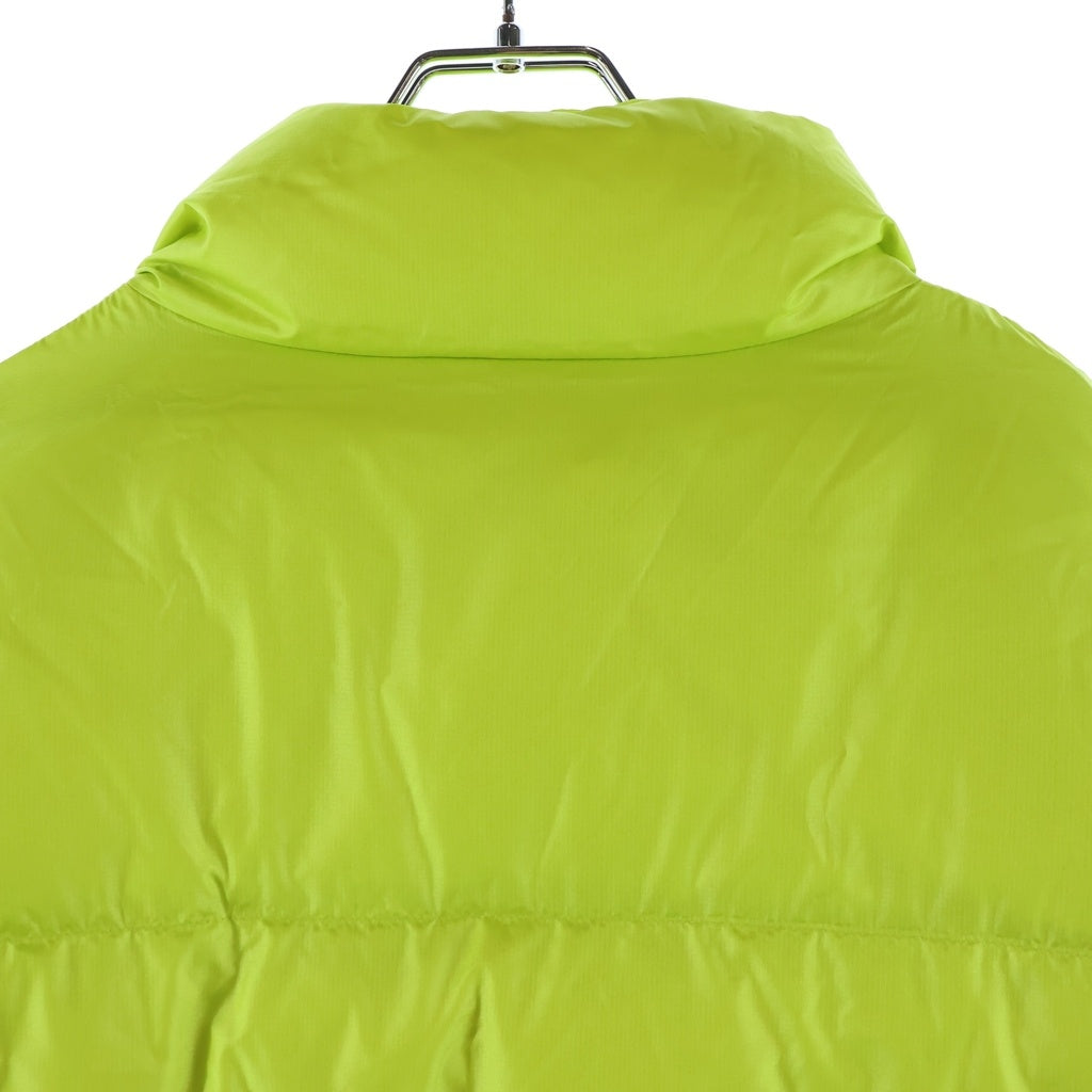 HUF(ハフ) 23AW PERTEX DOWN JACKET パーテックス ロゴパッチ ジップアップダウンジャケット グリーン/ブラック